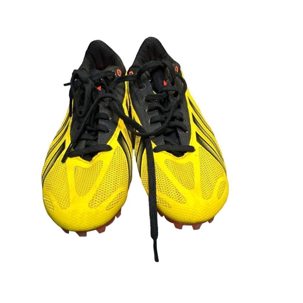 Adidas Men Size 5 US Black/Yellow Sprintstar IV  - Missing Spikes